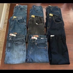Boys Old Navy and Levi’s lot, size 16